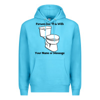 Ocean Blue toilet Premium Hoodie - artisFamous