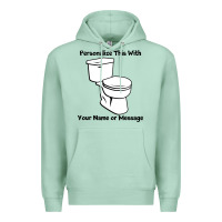 Seafoam toilet Premium Hoodie - artisFamous