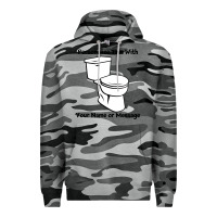 Slate Camo toilet Premium Hoodie - artisFamous