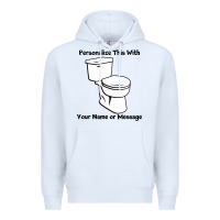 White toilet Premium Hoodie - artisFamous