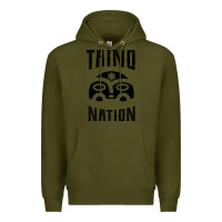 Army Green Taino Nation Gift Puerto Rico Premium Hoodie - artisFamous