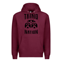 Burgundy Taino Nation Gift Puerto Rico Premium Hoodie - artisFamous