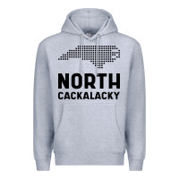 Heather Grey North Carolina State North Cackalacky Premium Hoodie - artisFamous