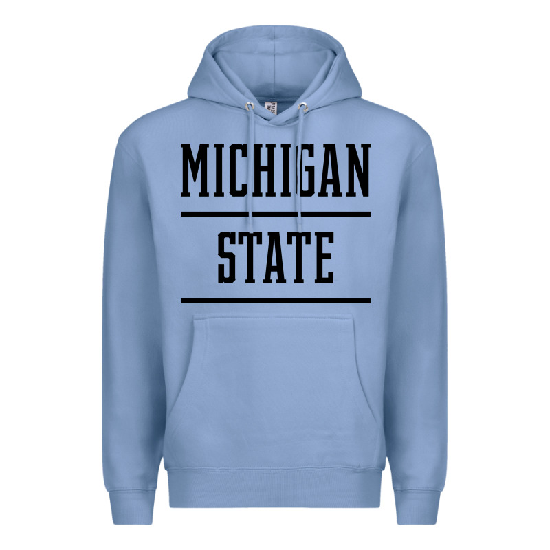 Michigan Mi State Vintage Athletic Style Premium Hoodie by artisFamous | Teevron
