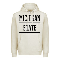 Oatmeal Heather Michigan MI State vintage Athletic Style Premium Hoodie - artisFamous
