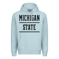 Blue Mist Michigan MI State vintage Athletic Style Premium Hoodie - artisFamous