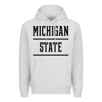 Dove Grey Michigan MI State vintage Athletic Style Premium Hoodie - artisFamous