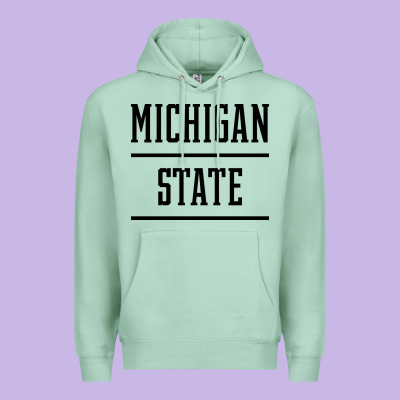 Michigan Mi State Vintage Athletic Style Premium Hoodie Designed By Artisfamous