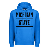 True Royal Michigan MI State vintage Athletic Style Premium Hoodie - artisFamous