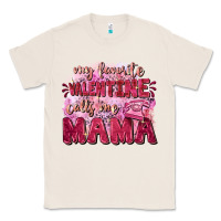 Natural My favorite calls me mama Mother's Day Classic Tee - FaDigitalArtStudio