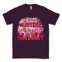 Plum My favorite calls me mama Mother's Day Classic Tee - FaDigitalArtStudio