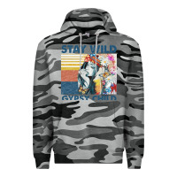 Slate Camo stay wild gypsy child letter rainbow Premium Hoodie - artisFamous