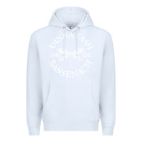 White dinna fash sassenach Premium Hoodie - artisFamous