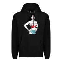 Black wonder woman Premium Hoodie - artisFamous
