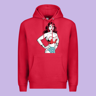 Wonder Woman Premium Hoodie Designed By Artisfamous