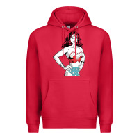 Cardinal wonder woman Premium Hoodie - artisFamous