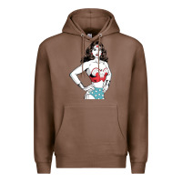Chestnut wonder woman Premium Hoodie - artisFamous