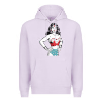 Lilac wonder woman Premium Hoodie - artisFamous