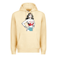 Pina Colada wonder woman Premium Hoodie - artisFamous