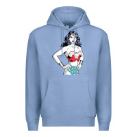 Colony Blue wonder woman Premium Hoodie - artisFamous
