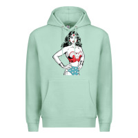 Seafoam wonder woman Premium Hoodie - artisFamous