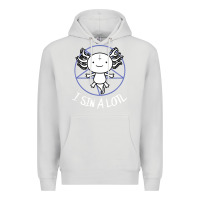 Dove Grey i sin a lotl hail satan pentagram Premium Hoodie - artisFamous
