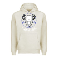 Oatmeal Heather i sin a lotl hail satan pentagram Premium Hoodie - artisFamous