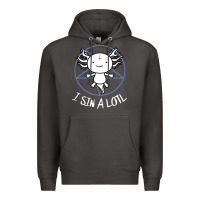 Smoke i sin a lotl hail satan pentagram Premium Hoodie - artisFamous