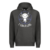 Charcoal Heather i sin a lotl hail satan pentagram Premium Hoodie - artisFamous