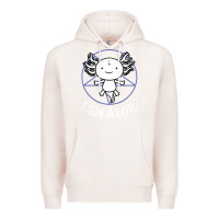 Pale Pink i sin a lotl hail satan pentagram Premium Hoodie - artisFamous