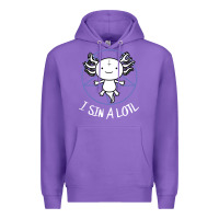 Purple i sin a lotl hail satan pentagram Premium Hoodie - artisFamous