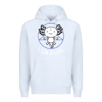 White i sin a lotl hail satan pentagram Premium Hoodie - artisFamous