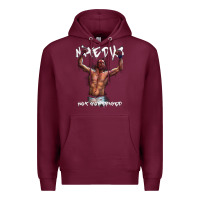 Burgundy NATE DIAZ Premium Hoodie - artisFamous