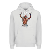 Dove Grey NATE DIAZ Premium Hoodie - artisFamous
