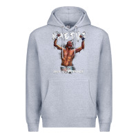 Heather Grey NATE DIAZ Premium Hoodie - artisFamous