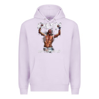 Lilac NATE DIAZ Premium Hoodie - artisFamous
