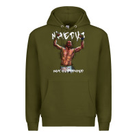 Army Green NATE DIAZ Premium Hoodie - artisFamous