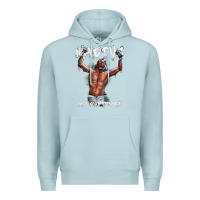 Blue Mist NATE DIAZ Premium Hoodie - artisFamous
