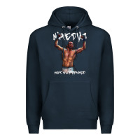 Navy NATE DIAZ Premium Hoodie - artisFamous