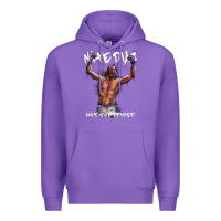 Purple NATE DIAZ Premium Hoodie - artisFamous