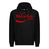 Black enjoy woke a cola Premium Hoodie - artisFamous