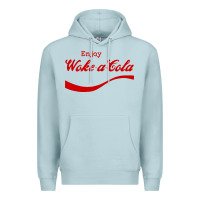 Blue Mist enjoy woke a cola Premium Hoodie - artisFamous