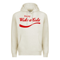 Oatmeal Heather enjoy woke a cola Premium Hoodie - artisFamous