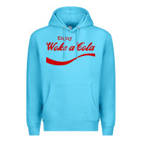 Ocean Blue enjoy woke a cola Premium Hoodie - artisFamous