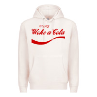 Pale Pink enjoy woke a cola Premium Hoodie - artisFamous