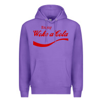 Purple enjoy woke a cola Premium Hoodie - artisFamous