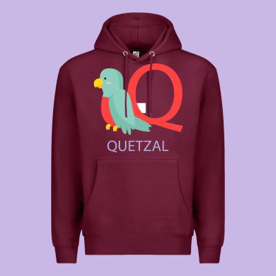 Cute Quetzal Kid's Premium Hoodie Designed By Artisfamous