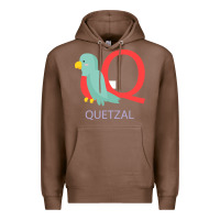 Chestnut Cute Quetzal Kid's Premium Hoodie - artisFamous