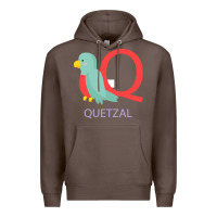 Coffee Cute Quetzal Kid's Premium Hoodie - artisFamous