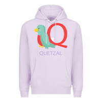 Lilac Cute Quetzal Kid's Premium Hoodie - artisFamous